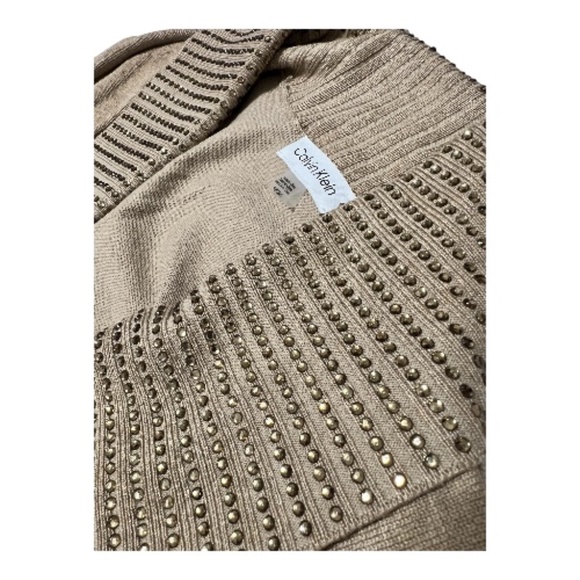 Calvin Klein Beaded Jeweled Cardigan - Picture 5 of 6